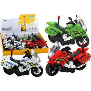 LeanToys Motocykl Policyjny Motor Wóz Policyjny Światło Dźwięk Motorek Mix 13675856 5905991004820