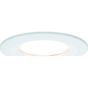 Paulmann Oprawa do wbudowania NOVA COIN LED DIM stała 6W 470lm 78mm 2700K IP44 230V biały mat 13684525 4000870934951