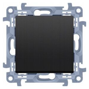 Kontakt-Simon Łącznik krzyżowy Kontakt-Simon Simon 10 CW7.01/X/49 bez piktogramu moduł 10AX, 250V~, zaciski śrubowe czarny mat 13685106 5902787889050