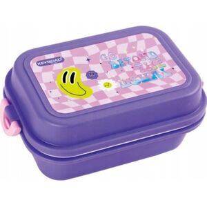 Keyroad Lunch box KEYROAD, plastikowy, z przegródką, Smile 13757218 6941288788607