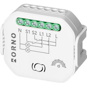 Orno Przekaźnik dopuszkowy 2-kanałowy ze ściemniaczem Tuya Smart Wi-Fi+BLE 13773837 5908254845086