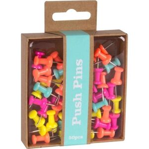 Apli Pinezki beczułki Fluor Collection 50szt MIX 13788698 8410782151487
