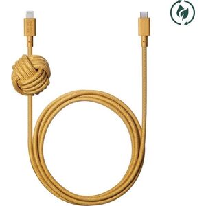 Kabel USB Native Union USB-C - Lightning 3 m Żółty (NCABLE-CL-KFT-NP) 13811844 4895200471318