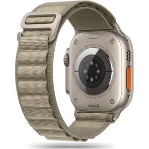 Tech-Protect TECH-PROTECT NYLON PRO APPLE WATCH 4 / 5 / 6 / 7 / 8 / 9 / SE / ULTRA 1 / 2 (42 / 44 / 45 / 49 MM) TITANIUM/OLIVE 13816173 5906302301539