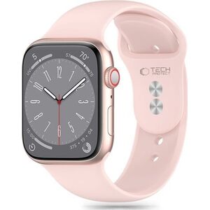Tech-Protect TECH-PROTECT SILICONE APPLE WATCH 4 / 5 / 6 / 7 / 8 / 9 / SE (38 / 40 / 41 MM) LIGHT PINK 13816250 5906302310166