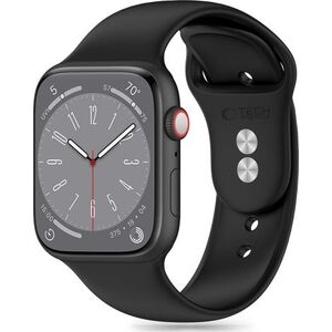 Tech-Protect Pasek Tech-Protect Silicone Apple Watch 4/5/6/7/8/9/SE 38/40/41mm Black 13818579 5906302310104