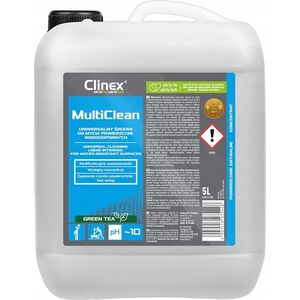 Clinex Uniwersalny środek CLINEX Multi Clean, do mycia powierzchni wodoodpornych, Green Tea, 5l 13828612 5907513275428