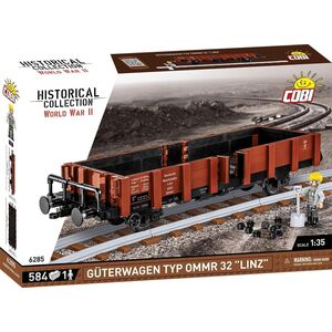 Cobi COBI 6285 HC WWII Wózek towarowy typ OMMR 32 Linz 13830835 5902251062859