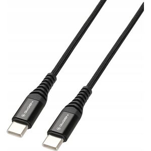Kabel USB GoGEN Kabel USB Gogen C-C PD 60W 1m czarny USBCC100MM01 13887335 8590393340941