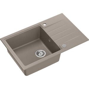 Zlewozmywak Steiner PETER 111 GraniteQ zlewozmywak granitowy soft taupe 1-komorowy z/o (78x50x20) z syfonem i zaślepką 13888533 5905505503955