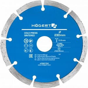 Högert Technik HOGERT TARCZA DIAMENTOWA 230x22,2/SEG. 13955223 5902801319983