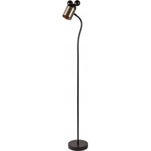 Lampa podłogowa GTV GTV Mouse LP-MOUS-11-DEC lampa stojąca podłogowa 1x25W E27 czarna/złota 13979518 5902801410086