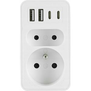 Plastrol ROZGAŁĘŹNIK DWUKROTNY 2xUSB + 2xUSB C 13989251 5902273432937