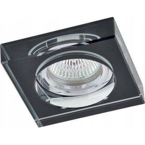 GREENLUX Faroform Crystal-Black S FF002001.0 oczko halogenowe MR16 1x50W GU5,3, transparentny/czarny 13997653 5903021603111