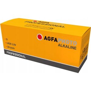 Verbatim AgfaPhoto Batterie Alkaline Professional -D   Mono     10St. 14001324 4250175858500