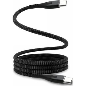Kabel USB STATIK Statik MagStack Pro - kabel USB-C - USB-C 2m, w nylonowym oplocie, zwijany magnetycznie (black) 14008664 810024055876