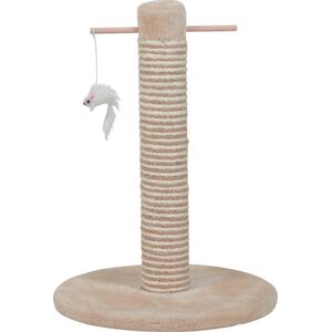 Zolux ZOLUX Drapak dla kota słupek z 2 zabawkami kol. beżowy BI-MATERIAL 48 cm 14054731 3336025041818