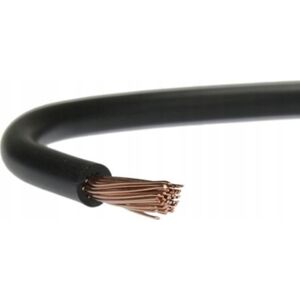 Przewód LGYDY Przewód instalacyjny LGY 0,5 mm2 300/500V czarny krążki 100m 14072741 5901259805420