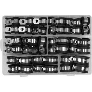 Yato YATO OPASKI ZACISKOWE METALOWO-GUMOWE  52szt. 14086160 5906083087769