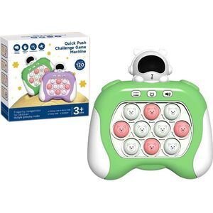 LeanToys Gra Sensoryczna Kosmos Pop It Na Baterie Światła Dźwięki Zielony 14103816 5905991013839