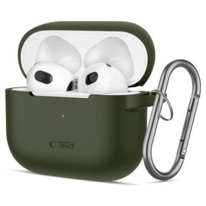 Tech-Protect TECH-PROTECT SILICONE HOOK APPLE AIRPODS 3 OLIVE GREEN 14105131 5906302375110