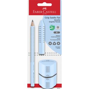Faber-Castell FABER-CASTELL Set Jumbo Grip sky blue BK 14132944 4005405800848