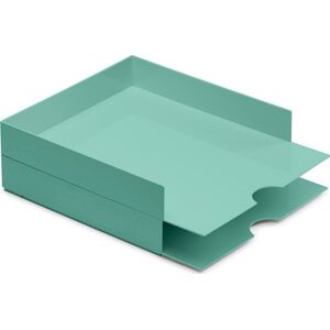 Moxom Zestaw pojemników MOXOM Modular Letter Tray, 320x260x60mm, 2 szt., turkusowy 14133440 5902541620042