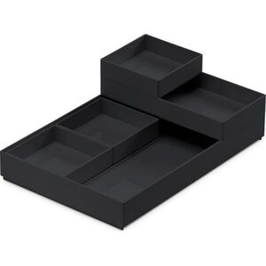 Moxom Zestaw pojemników MOXOM Modular Tray, 250x170x35mm, 5 szt., czarny 14133441 5902541600921
