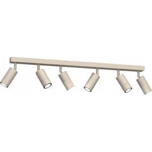 Lampa sufitowa Luminex Luminex Link 9530 listwa plafon lampa sufitowa 6x8W GU10 beżowy 14135727 5907565995305