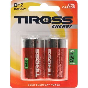 Tiross TIROSS BATERIA R20 2szt. 14187546 5901698508838