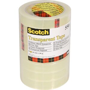 Scotch Taśma biurowa Scotch 550 19mm/66m transparentna (8) 14196155 3134375261708
