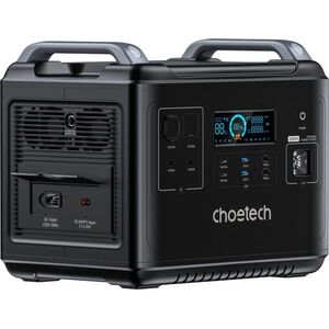 Choetech Przenośna stacja ładująca + powerbank BS006 Super Mini 2000W czarny 14205400 6932112102911