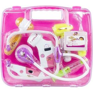 LeanToys Zestaw Lekarski W Walizce Różowy Stetoskop Lekarz LEAN Toys 14255155 5905884457290