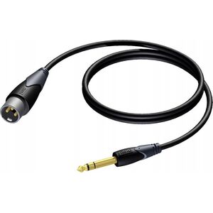 Kabel Procab Kabel PROCAB CLA724/5, XLR (M) do 6,3 mm jack (M) stereo (5m) 14265612 5414795018761