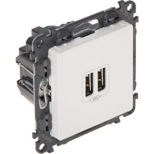 Legrand GNIAZDO ŁADOWANIA LE-753112 Valena Life 2 PORTY USB 2.4A/5V LEGRAND 14280270 3414970546128