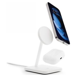 Ładowarka Twelve South Twelve South HiRise 2 Deluxe - stojąca ładowarka bezprzewodowa Qi2 do dwóch urządzeń kompatybilna z MagSafe (white) 14386107 811370025568