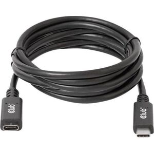 Kabel USB Club 3D USB-C - USB-C 2 m Czarny (CAC-1529)