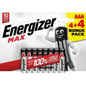 Energizer Energizer LR03/8 Max AAA 4+4 zdarma