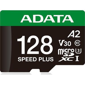 Karta ADATA Speed Plus MicroSDXC 128 GB Class 3 UHS-I/U3 A2 V30 (UD128GUI3V30A2SP-RA1)