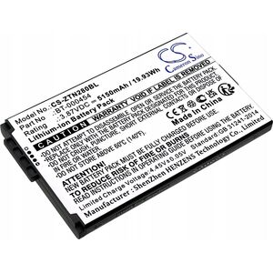 Akumulator Cameron Sino Akumulator Bateria BT-000454 BT-000454-72 do drukarki ZEBRA TC15 TN28 U30 / CS-ZTN280BL