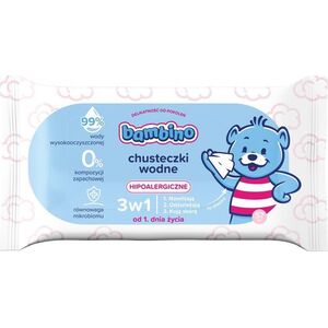 Nivea NIVEA Bambino Chusteczki wodne 3w1 hipoalergiczne  1 x 57 szt