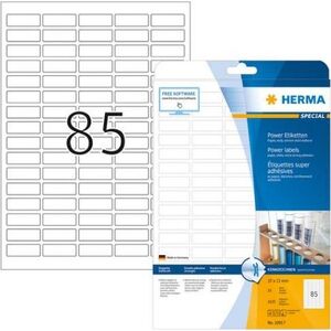 Herma Etykiety mocy, o dużej przyczepności A4, 37 x 13 mm, wykonane z papieru - 10917 1637035 4008705109178