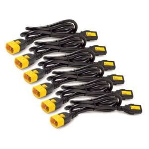 Kabel zasilający APC 6szt kabli C13 - C14, 1,2m zabezp. (AP8704S-WW) 625000 731304296478