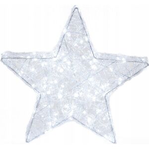 Dekoracja świąteczna Fééric Lights and Christmas Świecąca dekoracja świąteczna, gwiazda, 50 cm