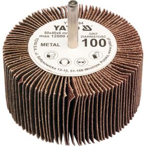 Yato Ściernica listkowa trzpieniowa P150 80 x 40 x 6mm YT-83386 3062887 5906083833861