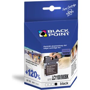 Tusz Black Point tusz BPBLC1100/980BK (LC-1100BK, LC-980BK) Black 270202 5907625612760