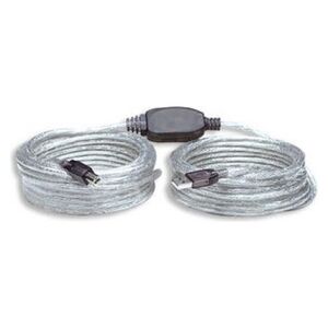 Kabel USB Manhattan USB-A - USB-B 11 m Srebrny (510424) 352165 766623510424