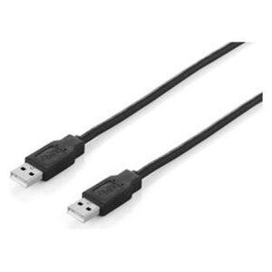 Kabel USB Equip USB-A - USB-A 1.8 m Czarny (128870) 524918 4015867164754