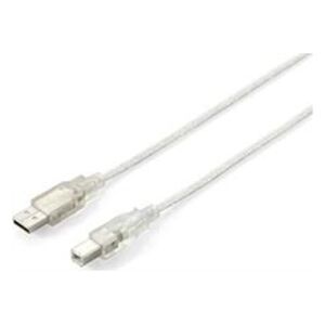 Kabel USB Equip USB-A - USB-B 5 m Przezroczysty (128652) 632950 4015867108055