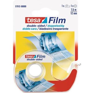 Tesa Taśma biurowa tesafilm® dwustronna 7,5m x 12mm + dyspenser (57912-00000-00) 708979 4042448904409